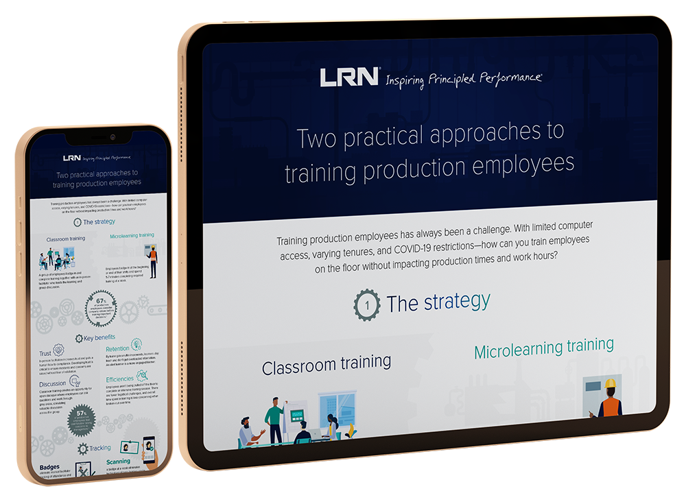 Training Production Employees Manufacturing LRN